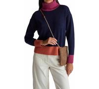 United Colors of Benetton Maglia Ciclista M/L 16yce204i Pull, Bleu, S Femme