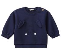 United Colors of Benetton Maglia G/C M/L 3J70A1058 Sweat à Capuche, Blu, 56 cm Mixte bébé