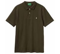 United Colors of Benetton Maglia Polo M/M 3wg9u301z, Vert, XL Homme