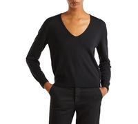 United Colors of Benetton Maglia Scollo V M/L 1002d401y Sweater, Noir, S Femme