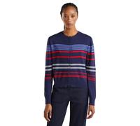 United Colors of Benetton Maille coréenne M/L 1094e501p Cardigan, Bleu, XS Femme