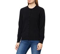 United Colors of Benetton Maille coréenne M/L 1002d5485 Cardigan, Noir 100, L Femme