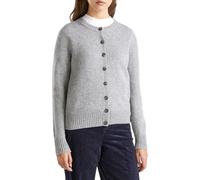 United Colors of Benetton Maillot Coréen M/L 103me500l Pull Cardigan Femme, Gris 501, S
