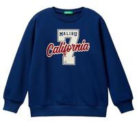 United Colors of Benetton Maillot G/C M/L 3fwyc10k6 Sweatshirt à Capuche, Bleu, 170 cm Enfants et Adolescents