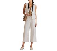 United Colors of Benetton Pantalone 4leddf09p, Blanc Optique 101, 40 Femmes