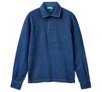 United Colors of Benetton Polo M/L 3wg9u3026, Bleu, XL Hommes