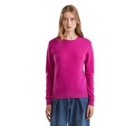 United Colors of Benetton Maillot G/C M/L 1002d1k01 Sweater, Aubergine_New, S Femme