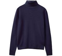 United Colors of Benetton Maillot de Cyclisme M/L 1002d2348 Sweater, Bleu foncé 016, S Femme