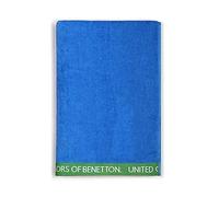 UNITED COLORS OF BENETTON. Rainbow | Serviette de Plage | 90 x 160 cm | Séchage Rapide | Ultra Douce | Lavable en Machine | Couleur Bleue