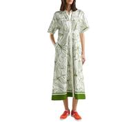 United Colors of Benetton Robe 4lmadv08c, Vert, M Femme