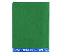 United Colors of Benetton - Serviette de Plage 90 x 160 cm 380 g/m² 100% Coton Velours Vert Rainbow