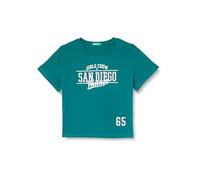 United Colors of Benetton T- Shirt 3096c10lg, Vert, 170 cm Fille