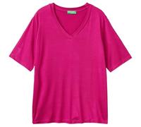 United Colors of Benetton T- Shirt 3z12d401g, Aubergine, X-Large Femme