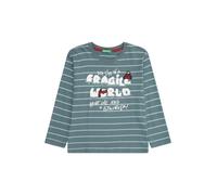 UNITED COLORS OF BENETTON T-Shirt opal / bleu-gris / rouge foncé / blanc, Taille 98