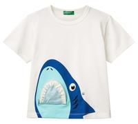 United Colors of Benetton T-Shirts Enfants et Adolescents, Blanc, 2 Ans