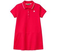 United Colors of Benetton Vestito 3f9hgv00z Robe, Rose, 4 Ans Filles et Filles