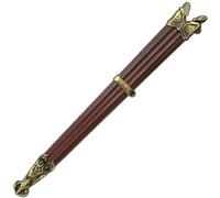 United Cutlery Fourreau pour réplique de l'épée d'Eomer | Souvenir sous licence officielle Le Seigneur des Anneaux | Cœur en bois enveloppé dans du cuir synthétique | Certificat d'authenticité | Chape