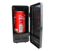 United Entertainment - Réfrigérateur de Bureau USB avec lumière LED - Noir