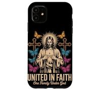 United in Faith Vintage Jésus Christian Streetwear Coque pour iPhone 11