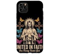 United in Faith Vintage Jésus Christian Streetwear Coque pour iPhone 11 Pro Max