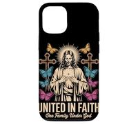 United in Faith Vintage Jésus Christian Streetwear Coque pour iPhone 12/12 Pro