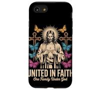 United in Faith Vintage Jésus Christian Streetwear Coque pour iPhone SE (2020) / 7/8