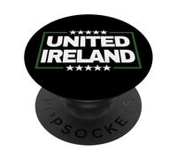United Ireland Now Bold Stars - Réunification PopSockets PopGrip Adhésif
