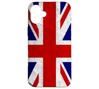 United Kingdom Flag Colours UK Gift for British People Coque pour iPhone 16 Plus