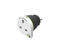 United Kingdom to Europe - Adaptateur pour prise d'alimentation - BS 1363 (F) pour CEE 7/4 (M) - 100-250 V - 10 A - noir - Europe