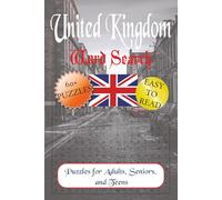 United Kingdom Word Search Puzzle Book: Word Searches with Easy to Read Print about British Culture, cities, nature, and More | 6x9 inches, 122 pages ... Fun Gift for Vacations, Holidays & Free Time