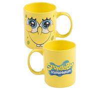 United Labels Bob l’éponge tasse 3D - Face, mug café en céramique jaune 320 ml