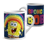 United Labels Bob l'éponge Tasse pour enfants - Rainbow Tasse pour enfants en céramique 230 ml
