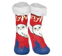 United Labels Chaussettes douillettes Harry Potter pour femmes, Rouge Bleu, chaussettes arrêtantes moelleuses Hedwig, chaussettes d'hiver, chaussettes chaudes, chaussettes de chalet, rouge/bleu, 39-42