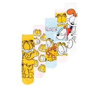 United Labels Chaussettes Garfield pour femme - Bas Sneakers pour femme 38-43 (paquet de 5)