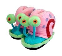 United Labels Chaussons Bob l'éponge 3D en peluche Gary, multicolore, 41/43 EU
