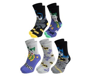 United Labels DC Comics Batman & Joker Chaussettes pour hommes - Bas de sneakers pour hommes 40-45 (paquet de 5)