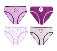 United Labels Disney La Reine des Neiges Lot de 4 slips pour fille - Sous-vêtements - Violet, lilas, 122-128