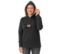 United Labels Disney Minnie Mouse Pullover à capuche pour Femme, Gris, Hoodie, Sweatshirt en Coton, Kapuzenpullover, gris, L