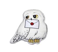 United Labels Harry Potter Coussin Hedwig avec Lettre, Hibou Peluche décoratif, Blanc, 40x40 cm