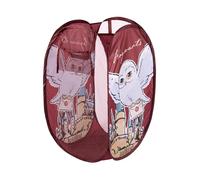 United Labels Harry Potter - Panier de rangement pliable - Motif hibou - Pour chambre d'enfant - Rouge - 34 x 34 x 59 cm