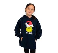 United Labels Le Grinch Sweat à capuche pour enfant, bleu foncé, Feelin Grinchy, pull d'hiver avec capuche, sweat à capuche unisexe pour garçons et filles, bleu, 158-164