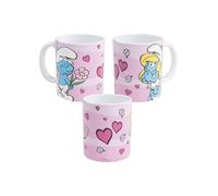 United Labels Les Schtroumpfs Tasse - Schtroumpfette Tasse Tasse à café en céramique 320 ml Rose