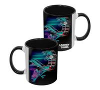 Looney Tunes - Roadrunner Mug Tasse de Café Thé en porcelaine noir 320 ml