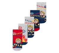 United Labels Lot de 5 paires de chaussettes Sam le pompier pour garçon