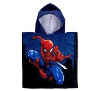 United Labels Marvel Spiderman Poncho de bain 100 % coton 50 x 100 cm