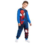 United Labels Marvel Spidey et ses super amis Combinaison Spiderman à manches longues pour garçon Bleu, bleu, 122-128