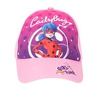 United Labels Miraculous Casquette Enfant Rose Ladybug Casquette Réglable Casquette Fille, Rose, taille unique