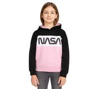 United Labels NASA Sweat à capuche pour fille - Pull à capuche pour enfant - Noir/rose