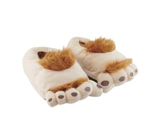 United Labels Pantoufles 3D Halflinger pieds Hobbit Slipper peluche pantoufles (44/46 EU, numeric_44)