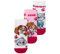 United Labels Paw Patrol Lot de 3 paires de chaussettes pour fille et enfant Rose et blanc, rose/blanc, 23/26
